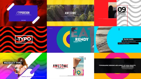 Trendy Modern Titles - 31603925 Videohive Download