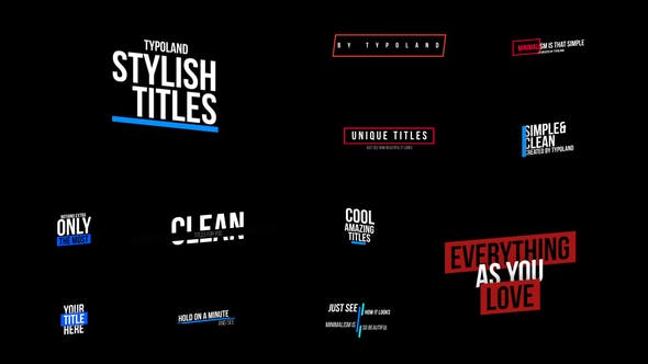 Trendy Titles - 31238734 Download Videohive