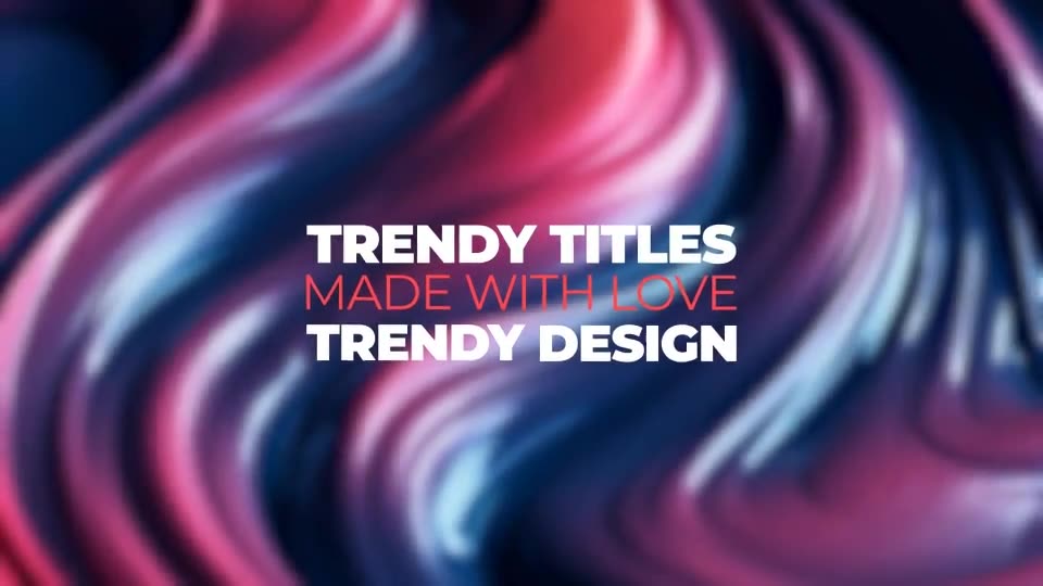 Trendy Titles Plus Videohive 29138912 After Effects Image 2