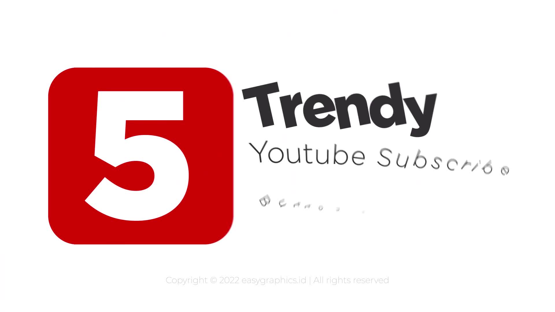 Trendy Youtube Subscribe Button Pack Videohive 37261546 After Effects Image 1