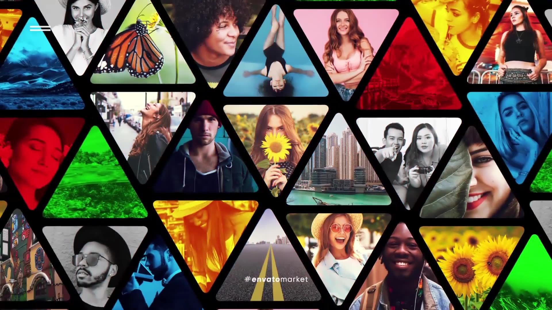 Triangle Photo Wall Logo Reveal Videohive 27126821 After Effects Image 2