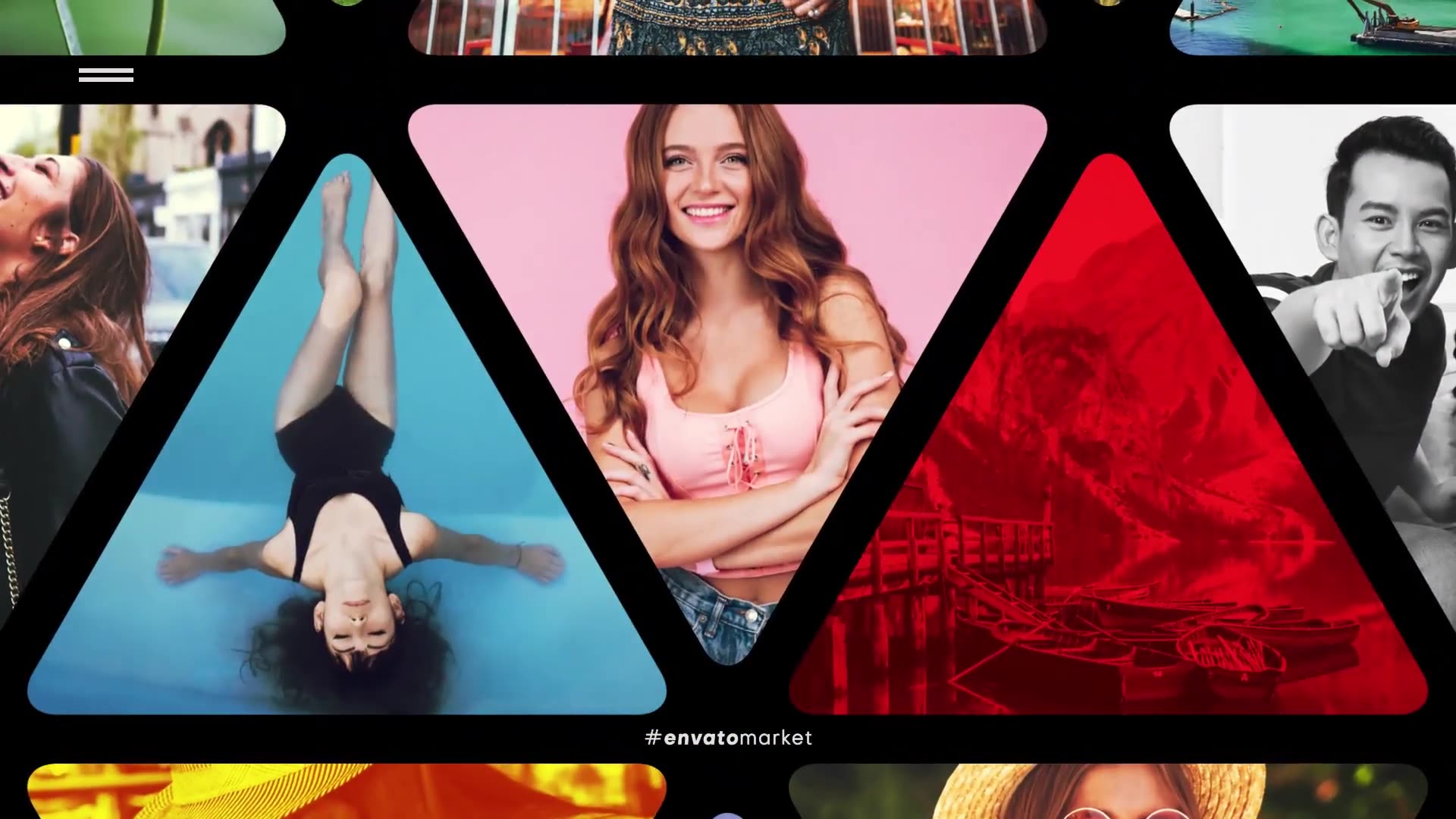 Triangle Photo Wall Logo Reveal Videohive 27126821 After Effects Image 5