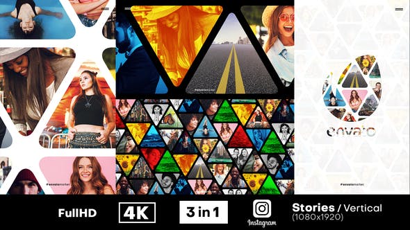 Triangle Photo Wall Logo Reveal - 27126821 Videohive Download