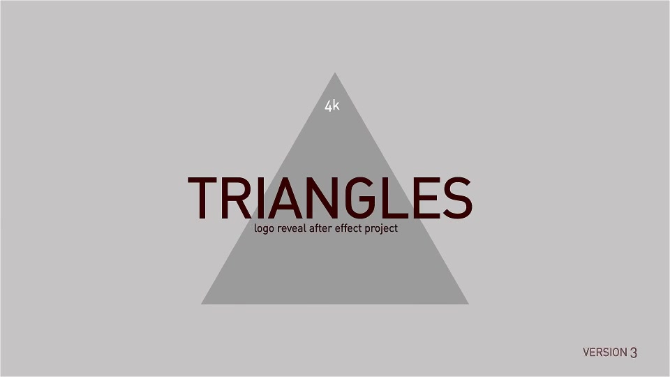 Triangles Logo Reveal Videohive 13658527 After Effects Image 8