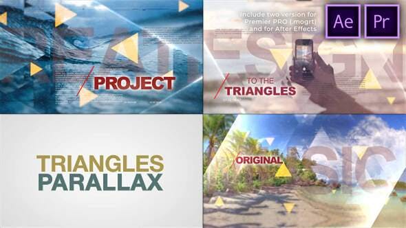 Triangles World of Parallax - Videohive Download 29360595