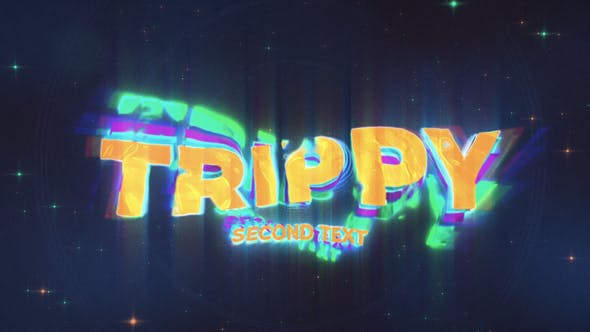 Trippy Wave Intro Logo & Title - Videohive Download 30943496