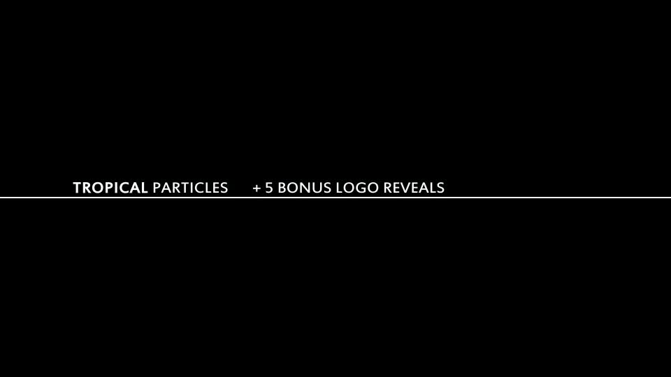 Tropical Particles Videohive 10558254 After Effects Image 1