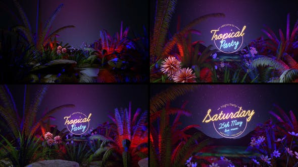 Tropical Party Opener - 36113873 Download Videohive