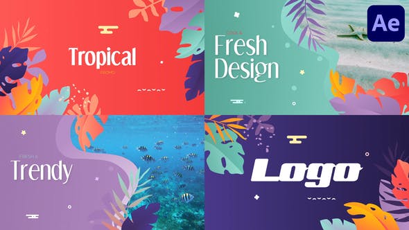 Tropical Promo Slideshow | After Effects - Videohive Download 32184738