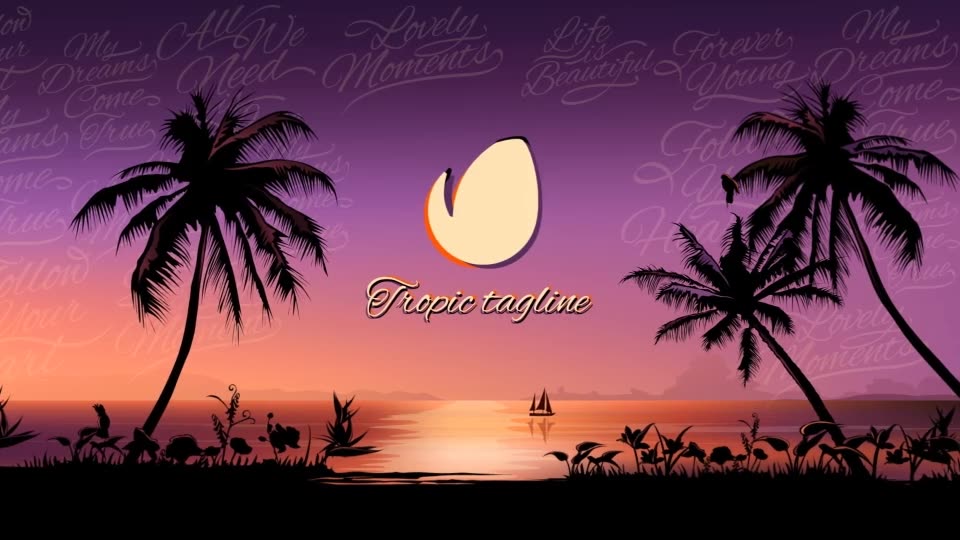 Tropical Sunset Opener - Download Videohive 20618426