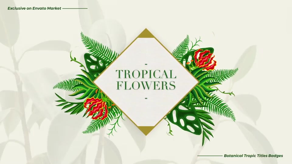 Tropical Titles Badge Videohive 23389450 After Effects Image 4