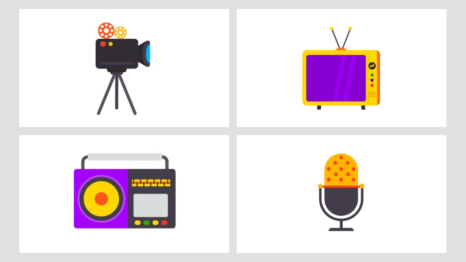 Truly Animated Media Technology Icons Videohive 24233019 After Effects Image 4