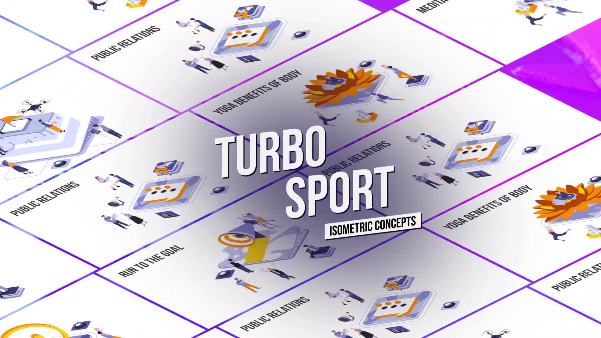 Turbo Sport Isometric Concept Videohive 27458645 After Effects Image 1