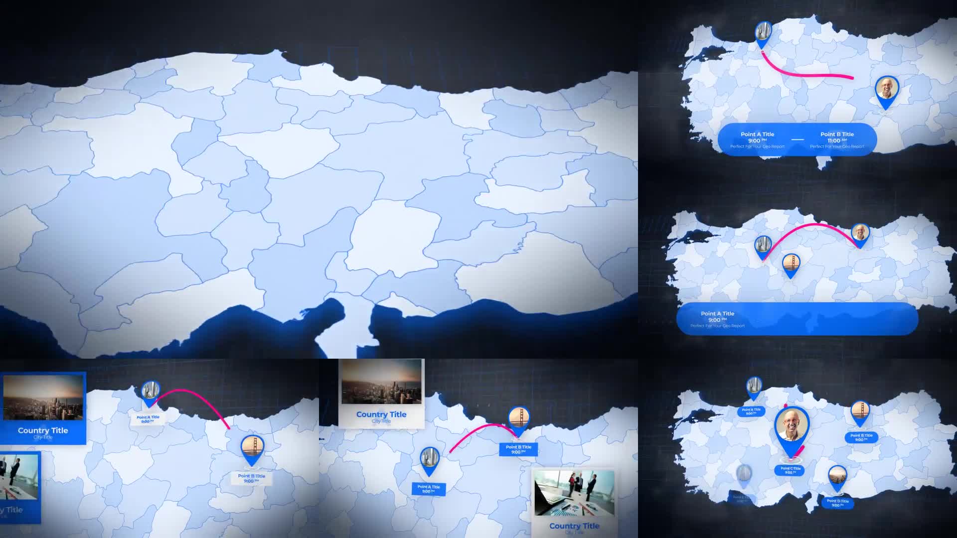 Turkey Map Republic of Turkey Map Kit Videohive 24591583 After Effects Image 1