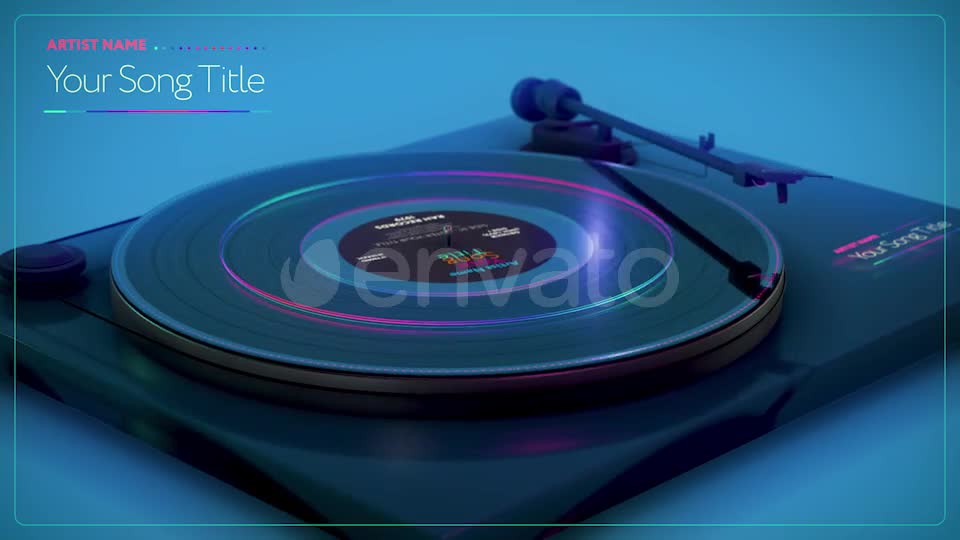 Turntable Music Visualizer Videohive 28772033 After Effects Image 1
