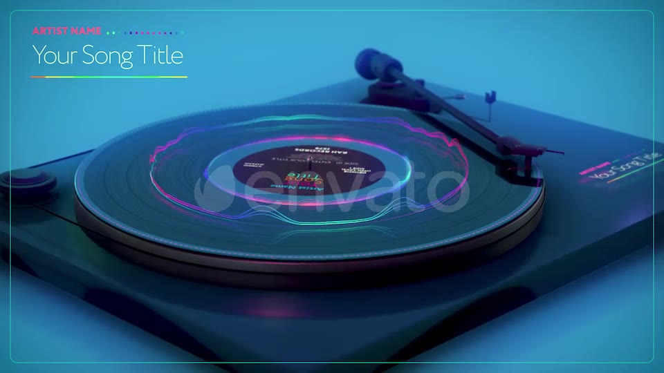 Turntable Music Visualizer Videohive 28772033 After Effects Image 2