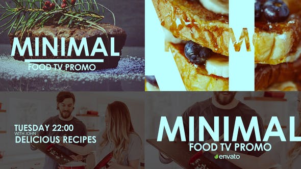 Tv Minimal Food Promo - Videohive Download 23879569