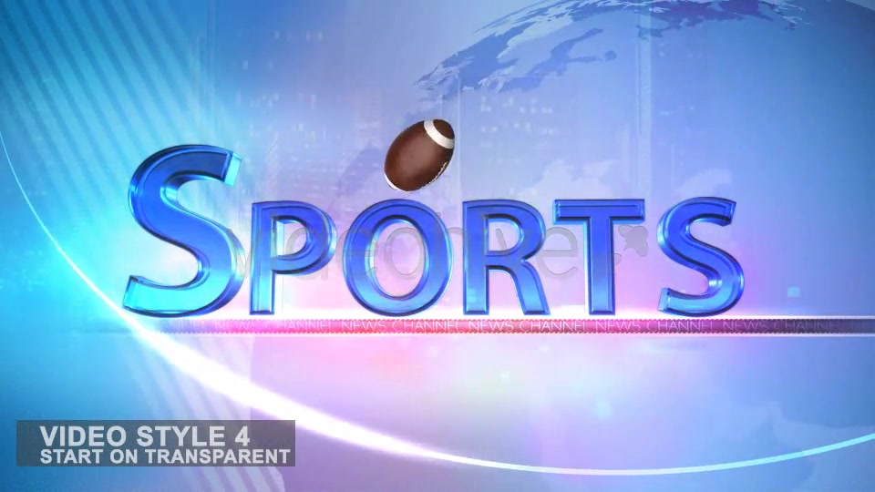 TV News Program Segment Sports 6 Styles - Download Videohive 235552