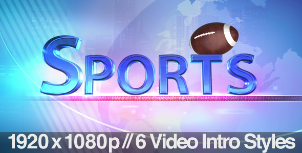 TV News Program Segment Sports 6 Styles - Download Videohive 235552