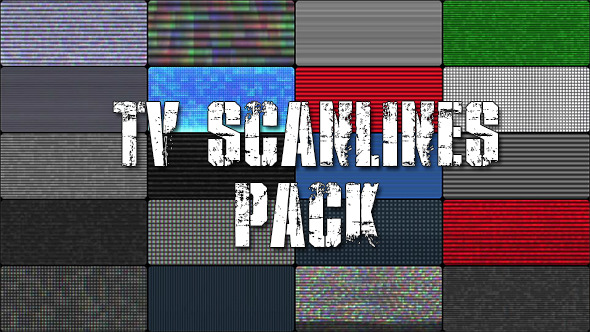 TV Scanlines with Distortion Overlays - Download Videohive 10815241