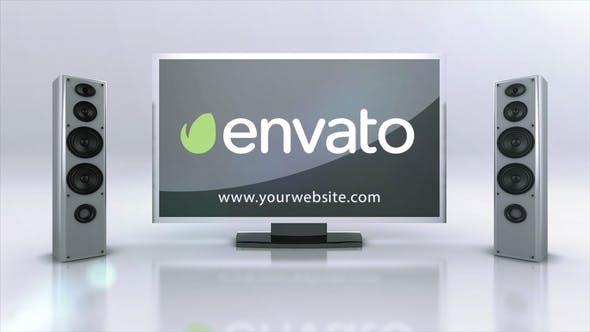 TV Speakers Logo Intro - Videohive Download 1906199
