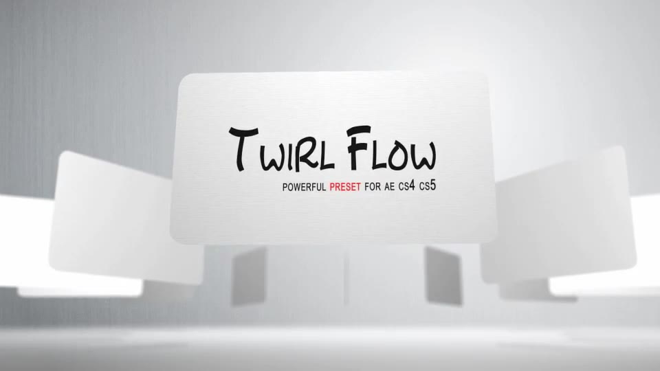 Twirl Flow Preset - Download Videohive 1694169