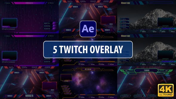 Twitch Overlay Stream Vol.2 | After Effects - 29066082 Download Videohive