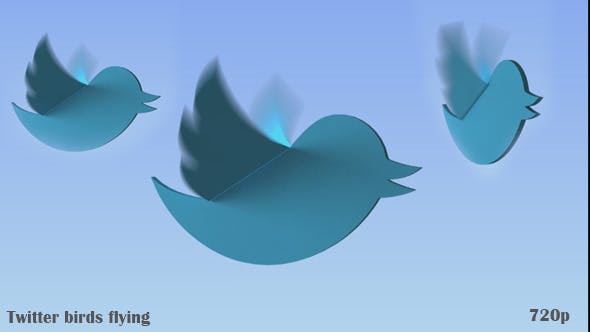 Twitter Birds Flying - Download Videohive 4847563