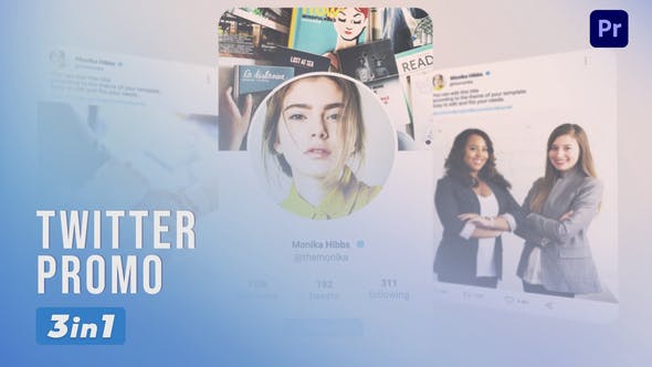 Twitter Promo | 3 in 1 - Videohive Download 35520070