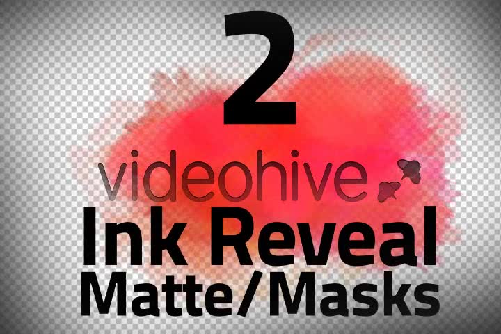 TWO Clean Ink Splat Mask / Matte Videohive 132208 Motion Graphics Image 2