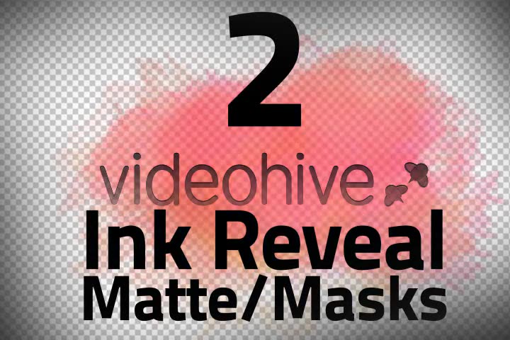 TWO Clean Ink Splat Mask / Matte Videohive 132208 Motion Graphics Image 3