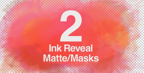 TWO Clean Ink Splat Mask / Matte - Download Videohive 132208