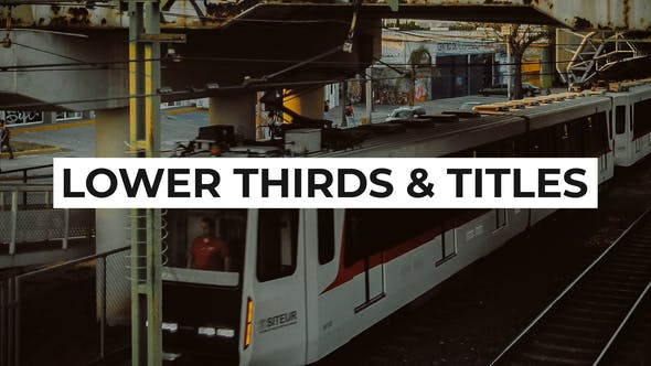 Two in one — Lower Thirds & Titles - Download Videohive 26492358