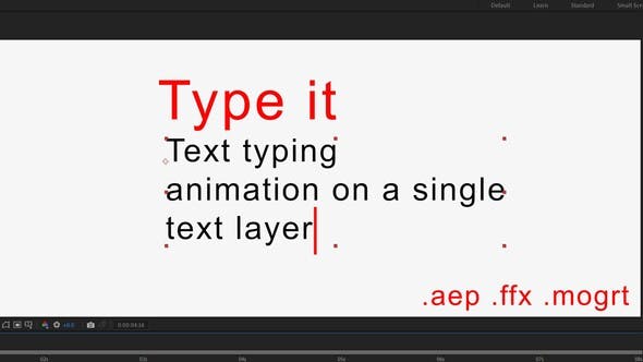 Type It Typing Effect - Download Videohive 36272994