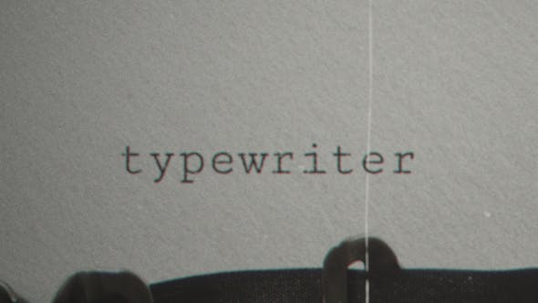 Typewriter | After Effects Template - Download Videohive 39997134