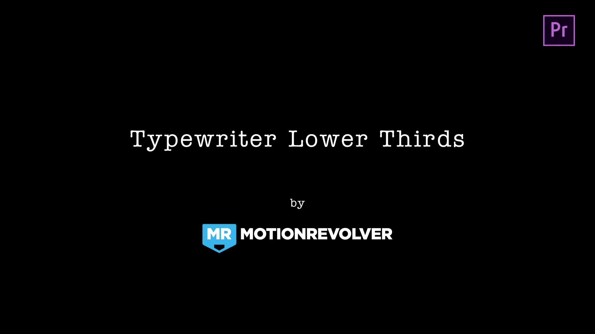 Typewriter Lower Thirds | MOGRT for Premiere Pr Videohive 24907009 Premiere Pro Image 2