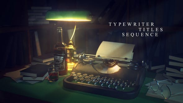 Typewriter Titles Sequence - 27000513 Videohive Download
