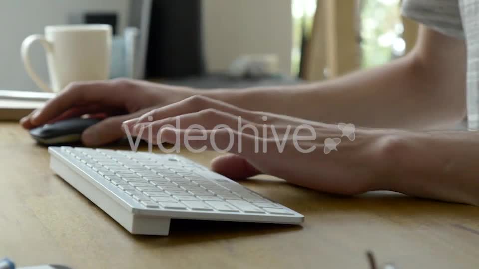 Typing On Keyboard  Videohive 12964994 Stock Footage Image 1