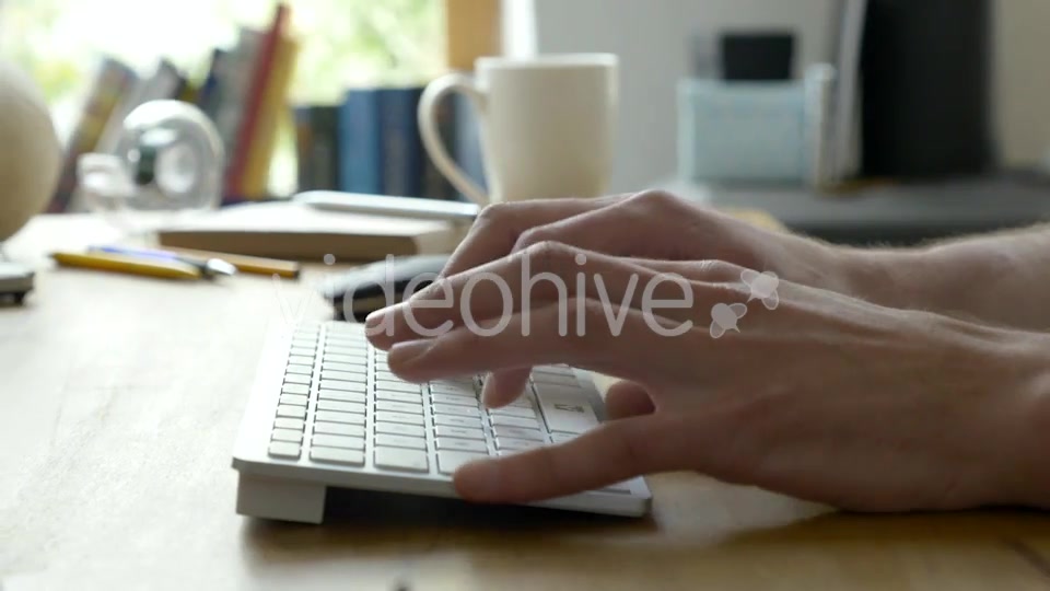 Typing On Keyboard  Videohive 12964994 Stock Footage Image 3