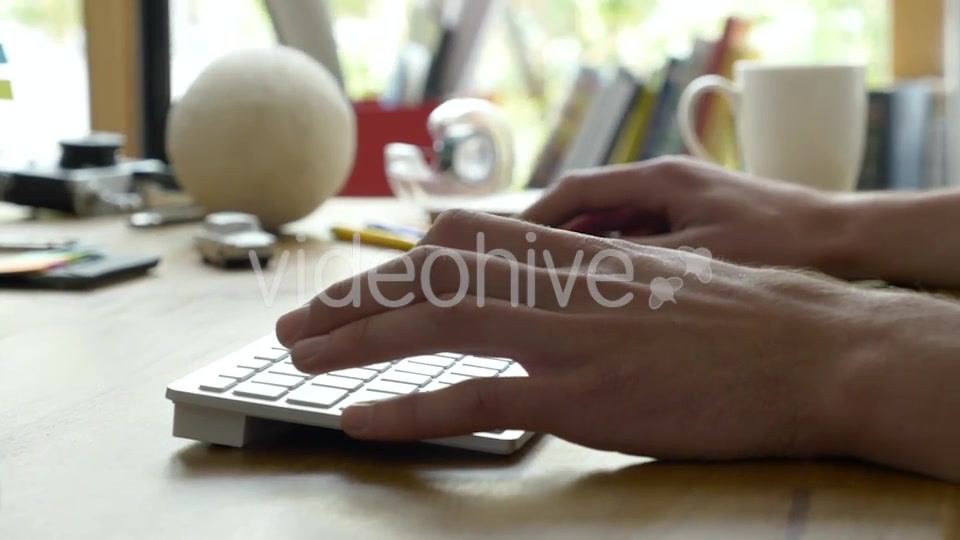 Typing On Keyboard  Videohive 12964994 Stock Footage Image 6
