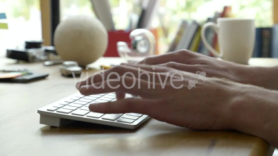 Typing On Keyboard  Videohive 12964994 Stock Footage Image 7