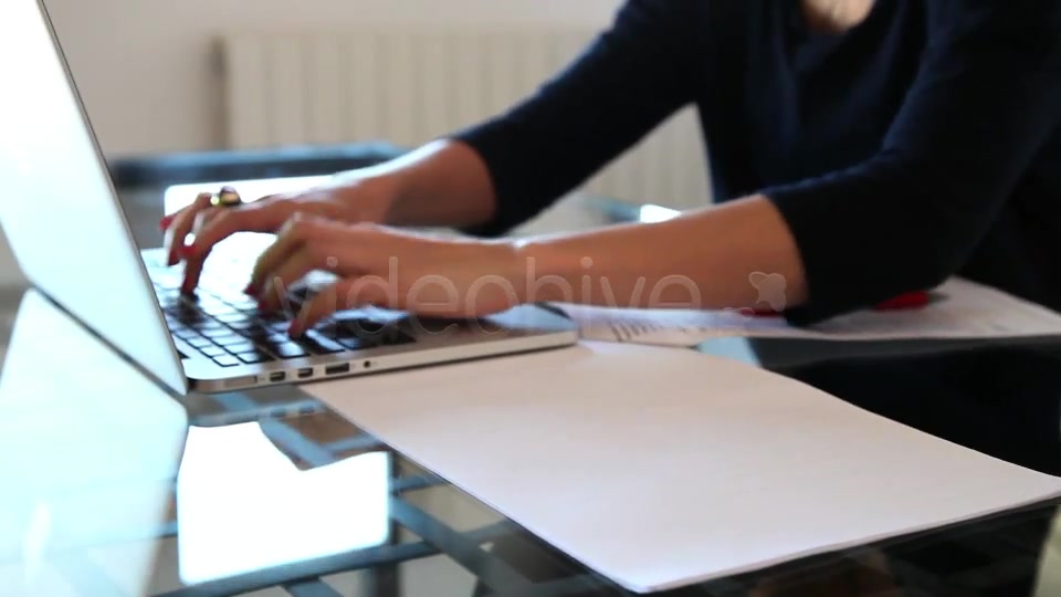 Typing On Laptop  Videohive 7790579 Stock Footage Image 4