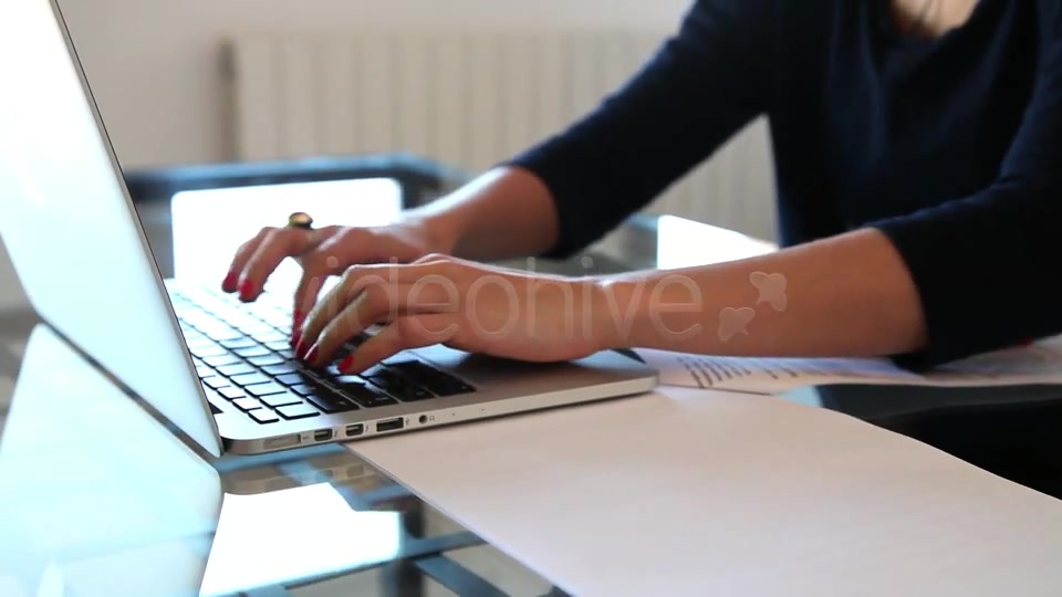 Typing On Laptop  Videohive 7790579 Stock Footage Image 5