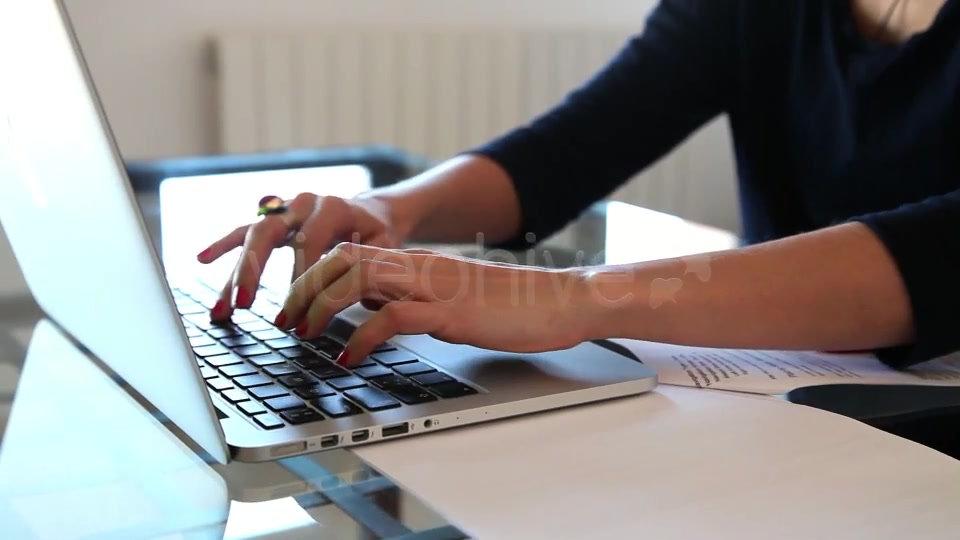 Typing On Laptop  Videohive 7790579 Stock Footage Image 6