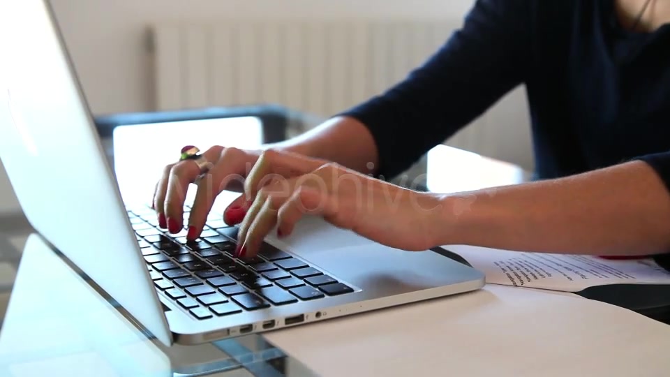 Typing On Laptop  Videohive 7790579 Stock Footage Image 7