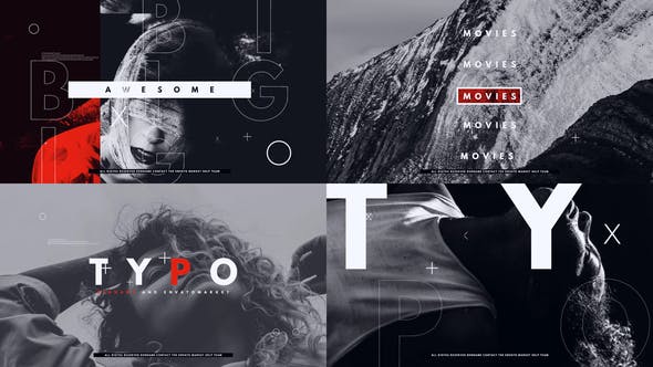 Typo Abstract Opener - Videohive Download 29055666