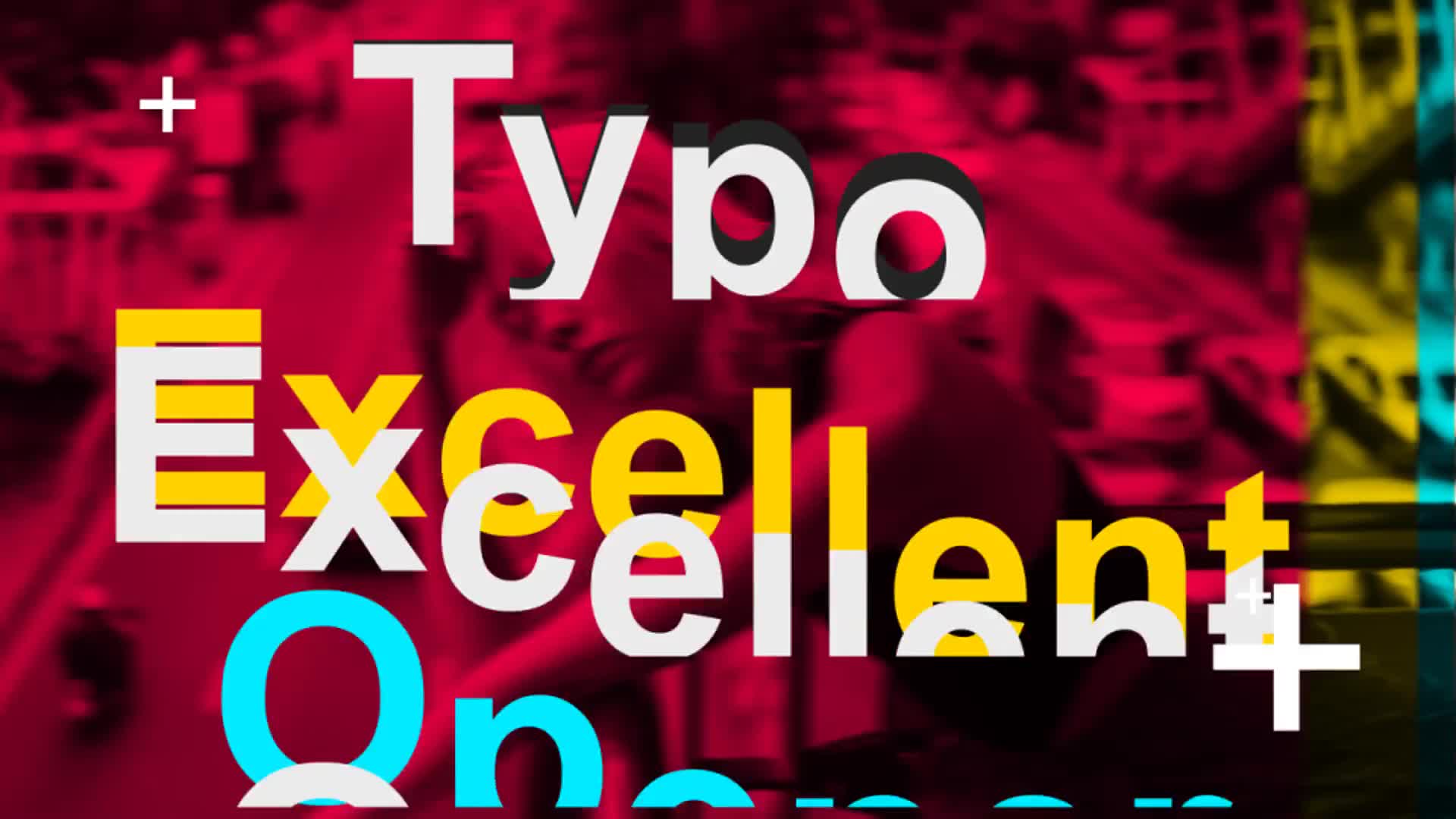 Typo Excellent Opener Videohive 31067703 After Effects Image 1