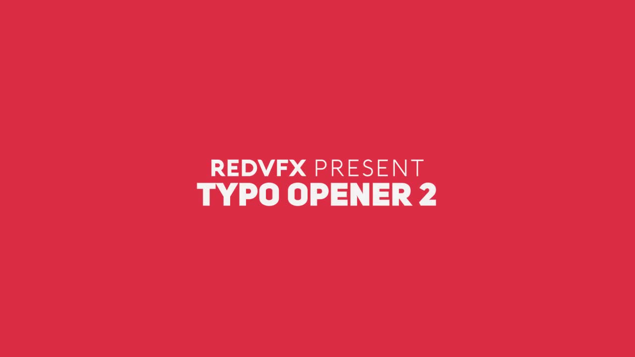 Typo Opener 2 Videohive 23616779 After Effects Image 1
