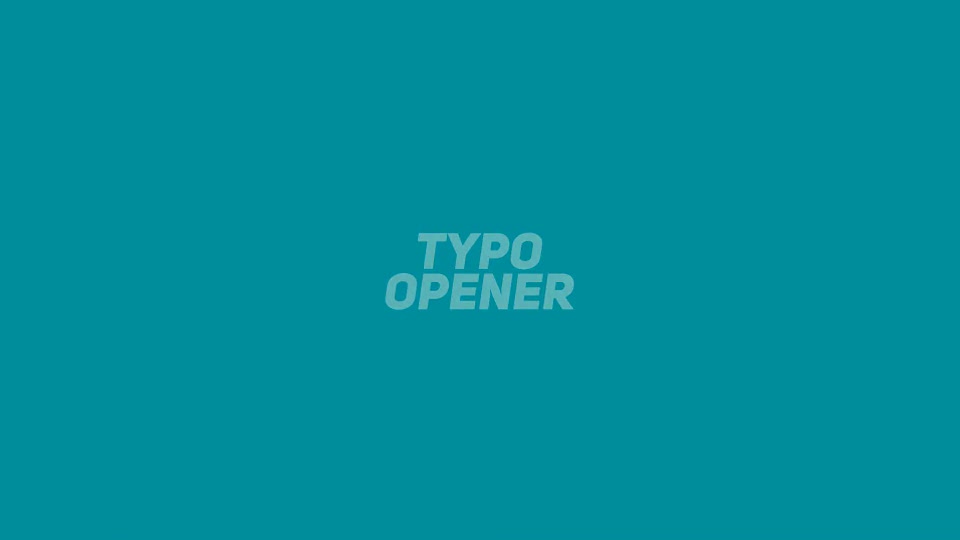 Typo Opener Videohive 20752038 After Effects Image 2