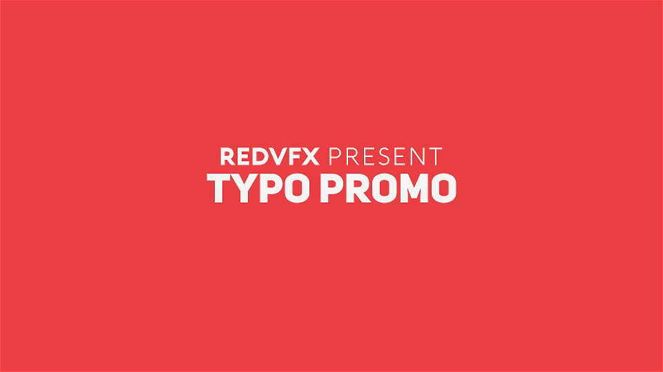 Typo Promo Videohive 21680352 After Effects Image 1
